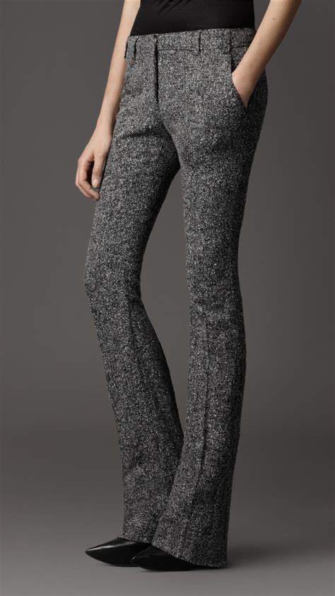 burberry womens wool pants|burberry jeans women's.